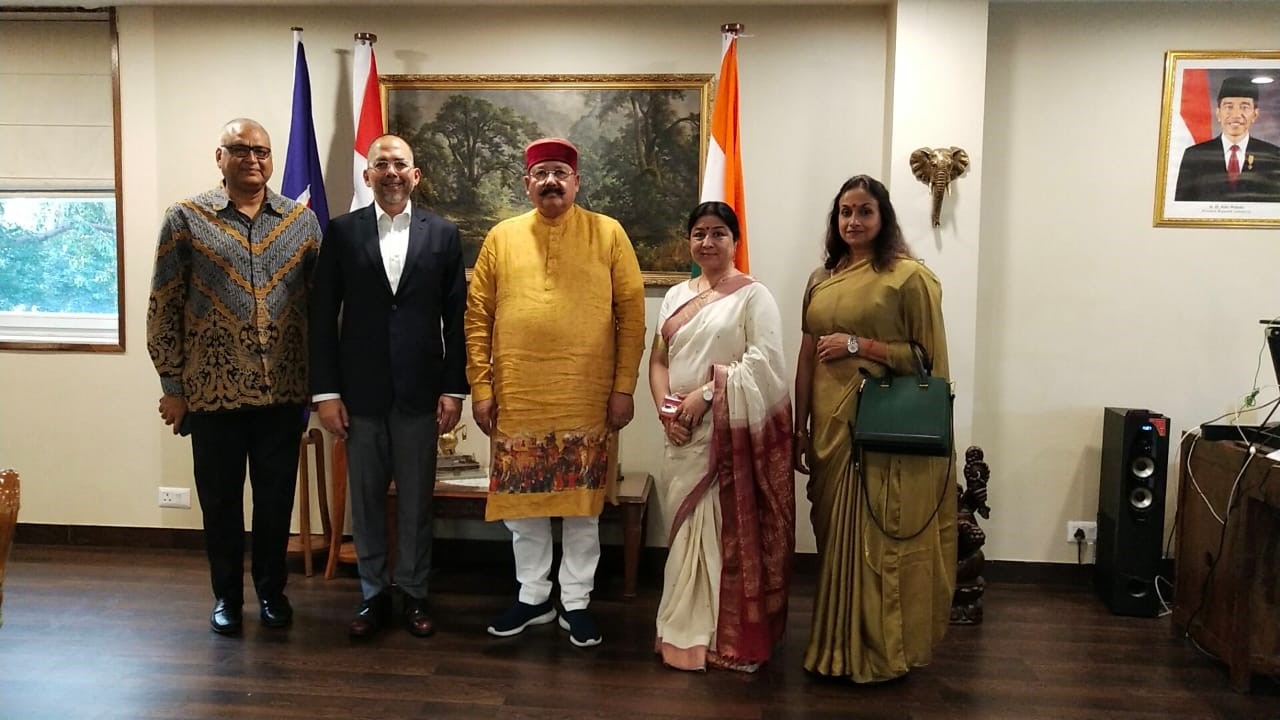 Uttarakhand Tourism Minister and Pak Dubes at Embassy of the Republic of Indonesia