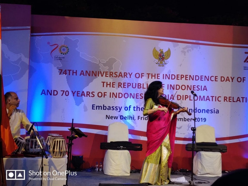 Celebration of 74th Anniversary of The Independence Day of The Republic of Indonesia and 70 years of Indonesia-India diplomatic relation